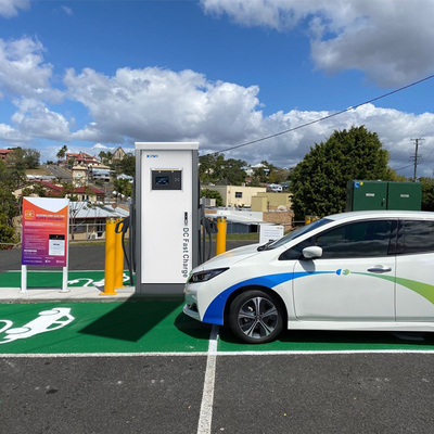 60KW-120KW 타입 3 EVCS 플러그 인 DC E 차량 EV 빠른 충전 스테이션