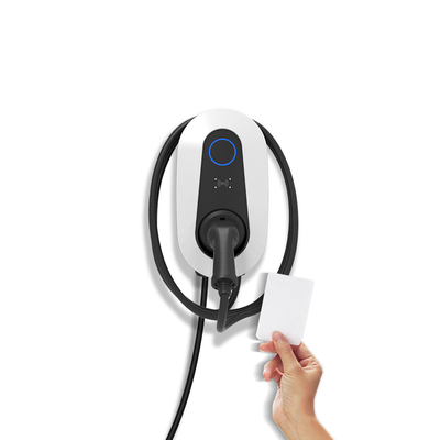 7kW 11kW 22kW 2형 EV 충전기 벽에 장착된 AC 충전소 IP55