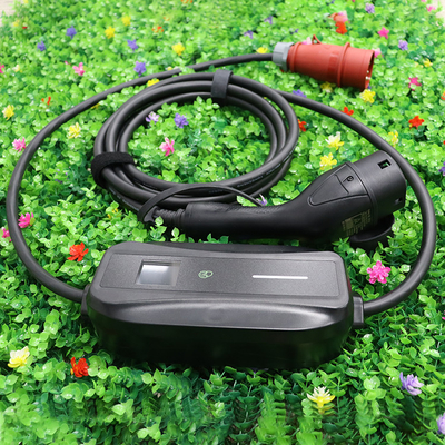 AC 타입 2 타입 1 Ev 충전기 휴대용 자동차 11kw 단일 단계 충전기