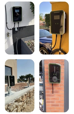 호텔 아파트 차량 Ev 박스 충전소 CCS2 GB/T 레벨 1 2 충전 플러그