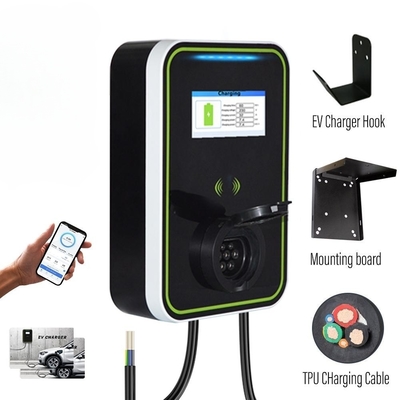 호텔 아파트 차량 Ev 박스 충전소 CCS2 GB/T 레벨 1 2 충전 플러그