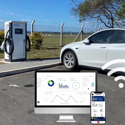 호텔 아파트 3단계 EV 충전기 듀얼 스마트 DC 고속 전기 자동차 150-1000V