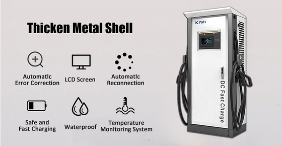 호텔 아파트 3단계 EV 충전기 듀얼 스마트 DC 고속 전기 자동차 150-1000V