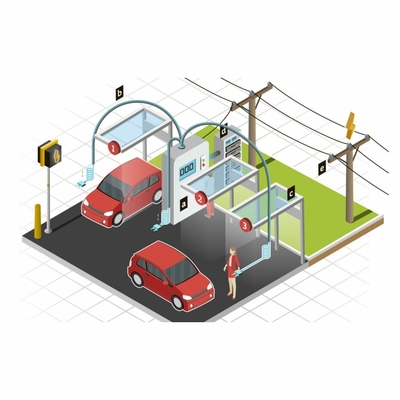 타입 1 2 Ccs EV 자동차 충전기 시간 차트 세금 신용 보조금 비용 주문 출력 전력
