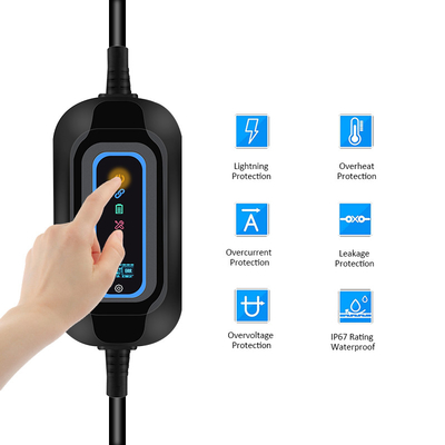 16AMP 220V EVSE 테슬라 S 모델 3.5KW 시장에서 최고의 전기 자동차 충전기