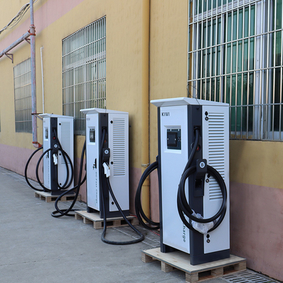60KW 바닥에 서 있는 레벨 3 CCS 타입 1 Chademo EV 급속 충전기