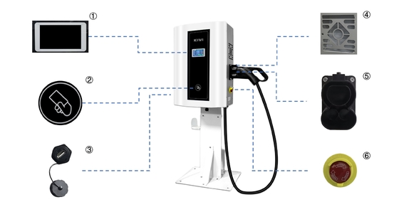 30KW 40KW 상업용 국내 공공 EV 충전소 호텔 가정용