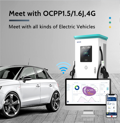 광고 스크린 공공 상업용 DC EV 빠른 충전기 180KW 240KW