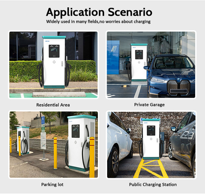 광고 스크린 공공 상업용 DC EV 빠른 충전기 180KW 240KW