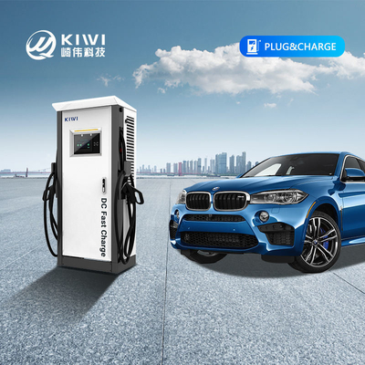 60KW 출력 전력 및 고주파 네트워크와 함께 스마트 EV 자동차 충전 스테이션 타입 1/2