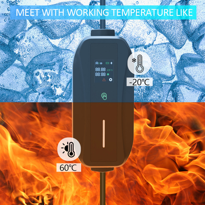 전기차 충전을 위한 2형 플러그 및 케이블 11kW 380V 16A 휴대용 EV 충전기