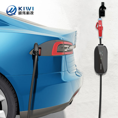 전기차 충전을 위한 2형 플러그 및 케이블 11kW 380V 16A 휴대용 EV 충전기