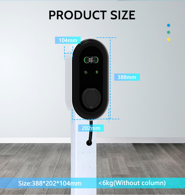 ID4 폭스바겐 및 KIWI LCD 미니 EV 자동차용 RS485 EV 충전소가