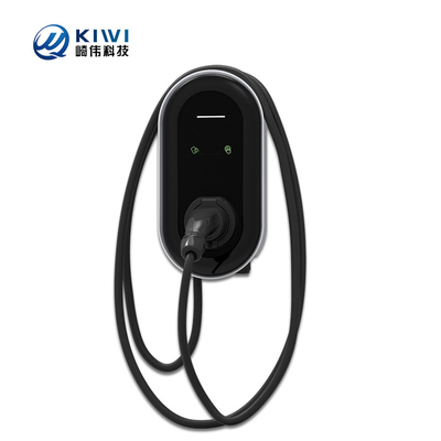 220V 벽에 장착된 EV 충전 스테이션 모델X 7kw 충전기 덩어리 타입 2 빠른 충전
