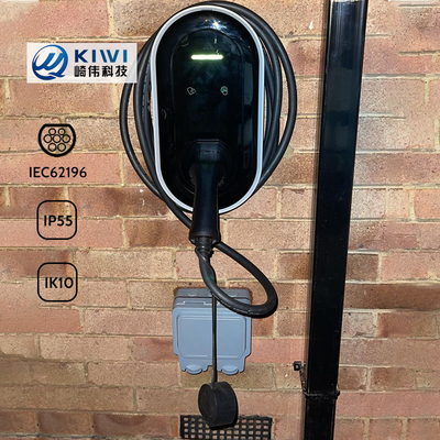 7KW 11KW 가정용 AC 고속 2형 자동차 충전기 RS485 포인트에서 포인트 통신