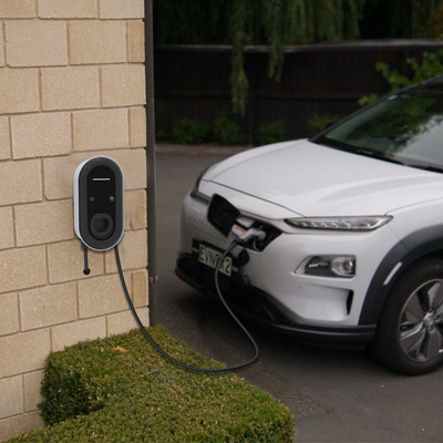 설치 방법 오락 공원 호텔용 벽에 장착된 22KW 타입-2 EV 충전 스파일