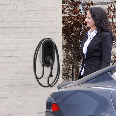 GB/T 벽에 장착된 EV 충전기 OCPP 7kW EV 레벨 2 빠른 충전 스테이션 벽 충전기 32A