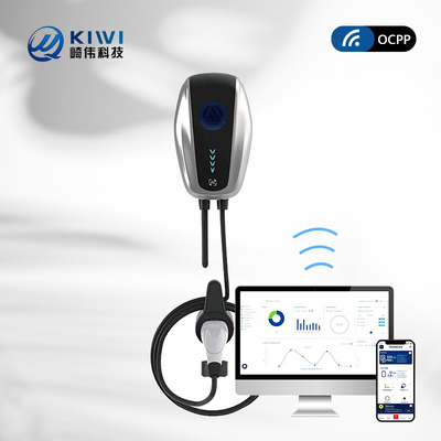 50Hz±10Hz 그리드 주파수 키위 미니 Ocpp 7kw 월 박스 2형 EV 충전소