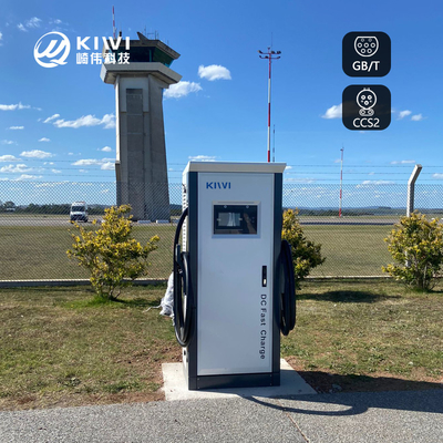 60KW DC CCS2 CHAdeMO Type2 OCPP1.6 전기 자동차 충전기 빠른 충전 200V-1000V