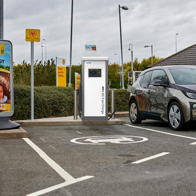 엔터테인먼트 파크 및 쇼핑몰 주차장용 테슬라 60KW EV 충전소