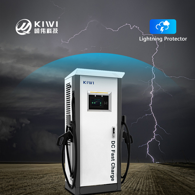바닥에 있는 120KW DC 출력 전류 빠른 전기 자동차 충전기 CCS 1 2 Ocpp16