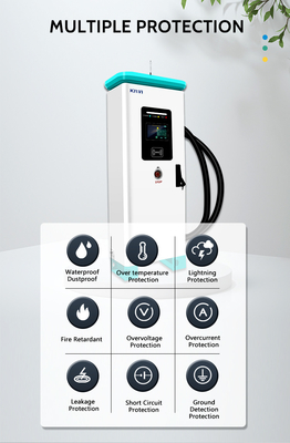 IP54 보호 240KW KIWI DC 테슬라 전기 자동차용 급속 무선 충전 스테이션