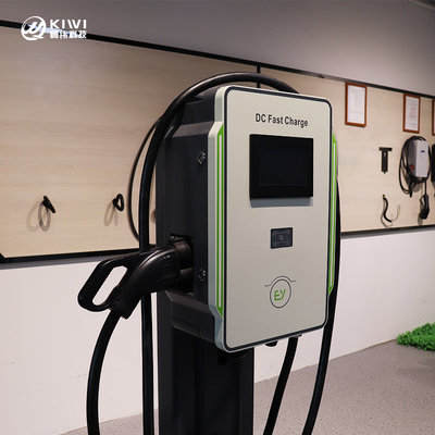 전기 자동차 충전 스파일 OEM 레벨 3 벽에 장착 30kW DC 빠른 충전기 CCS1 CCS2 GB/T