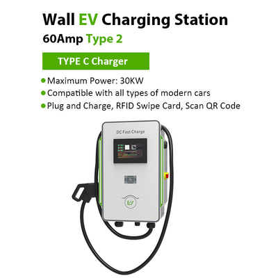전기차용 30kW 40kW DC 고속 충전소 30mA 누출 보호