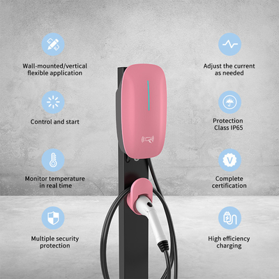 7kw 11kw 22kw 타입 1 타입 2 Gbt AC EV 충전소 시작 및 청구 방법 APP QRCode USB 다운로드