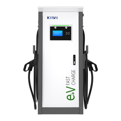 60kW~150kW DC EV 충전기 덩어리 이중 충전기 바닥에 장착된 DC 빠른 전기 자동차 충전소