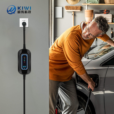 휴대용 가정용 전기 자동차 충전기 유형 2 3.5kw AC EV 충전소 휴대용 EV 충전기