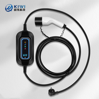 휴대용 가정용 전기 자동차 충전기 유형 2 3.5kw AC EV 충전소 휴대용 EV 충전기