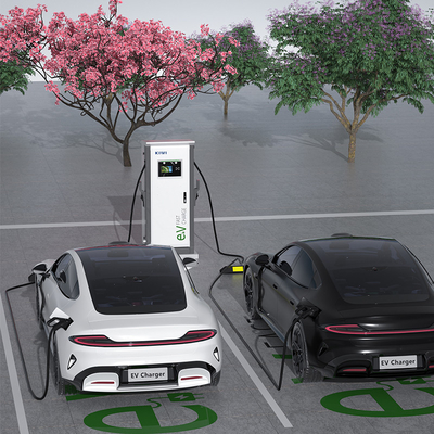 호텔 아파트 3단계 듀얼 스마트 DC 패스트 EV 충전기 CCS1 CCS2 GB/T CHAdeMO 인터페이스 표준