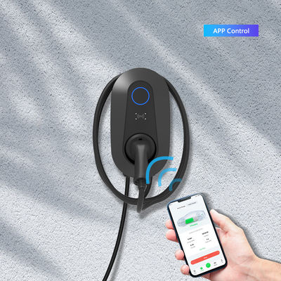 7kW AC EV 충전기, 타입-1/ 타입-2/GB/T 플러그 및 RFID